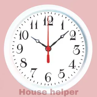 Relógio Redondo de Parede ou Mesa 15cm - NÚMEROS - 401-01