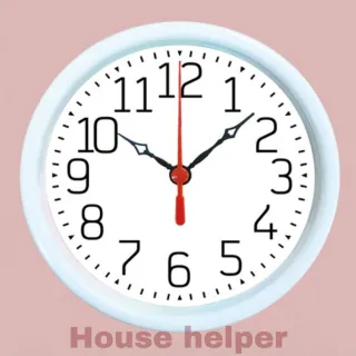 Relógio Redondo de Parede ou Mesa 15cm - NÚMEROS - 401-01