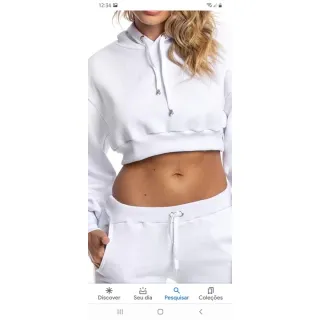 Envio imediato! Moletom feminino cropped estampado de alta qualidade - Lilás