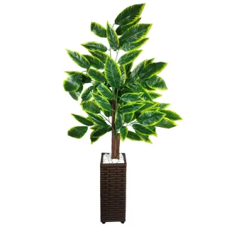Vaso Enfetes Permanente Grande - Planta Artificial Decorativa - Único