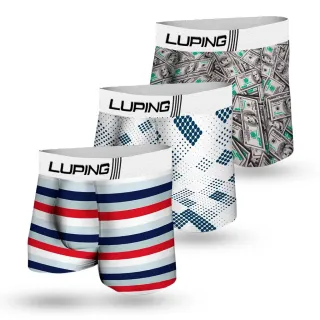 Boxer Masculina Lisa e Estampada - Kit com 10 Cuecas de Microfibra - Lisas e Estampadas