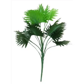 Palmeira Coqueiro Rafia Verde Grande Folhagem Leque 60cm - Único