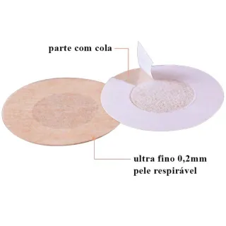 Tapa Peito Adesivo Protetor Mamilo (5 Pares) - Kit 10, Bico Aureola - 3 Kit（Promoção）