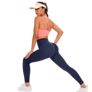 Fitness Legging Kit - 3 Calça Cintura Alta Levanta Bumbum - 3 Preta