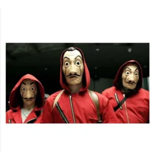 Fantasia Salvador Dali Máscara Cosplay Adulto e Infantil - Único