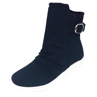 Botinha feminina casual em moletom - Ref 348 - MESCLA