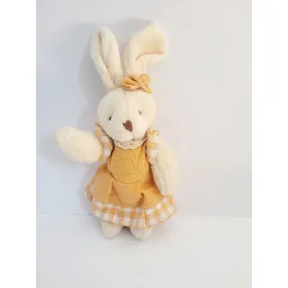 Pelúcia Coelha de Páscoa 17,5cm - Promoção Imperdível! - Verde poa branco