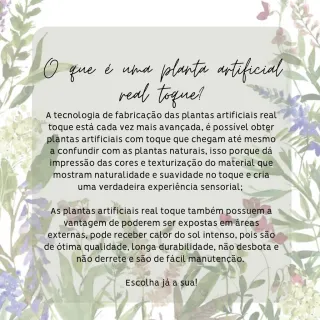 Real Toque Planta Artificial Fícus Lyrata - Decoração Natural - Único