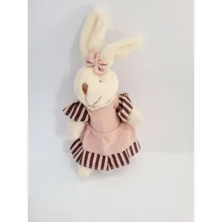 Pelúcia Coelha de Páscoa 17,5cm - Promoção Imperdível! - Verde poa branco