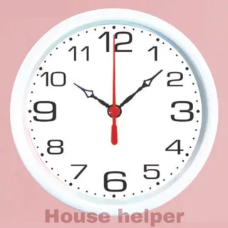 Relógio Redondo de Parede ou Mesa 15cm - NÚMEROS - 401-01