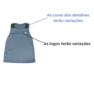 Refletiva Regata Masculina Dry Fit - Preto