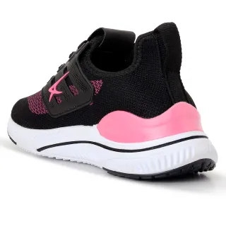 Promoção Tênis Feminino Esportivo Corrida Academia Caminhada - Preto Pink
