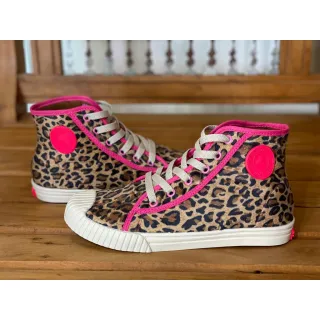 Cano Médio Tênis - Compre Online na Raryel - Branco Emborrachado Amarelo