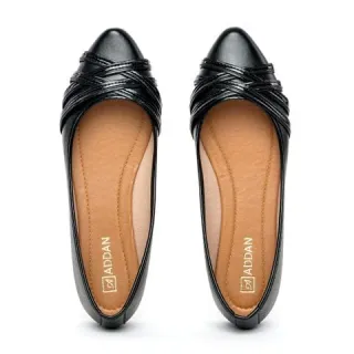 Tiras Bico Fino Sapatilha Feminina