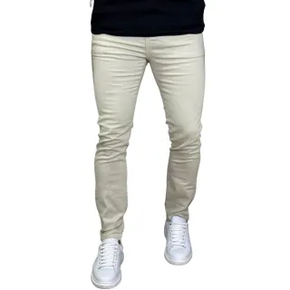 Sarja Masculina Bege, Calça Alfaiataria Bolso Faca - Bege