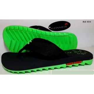 Amortecedor Salto Chinelo Masculino - Fotos Reais 100% - Preto/Vinho K52