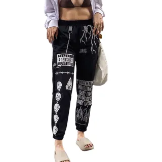 Moda blogueira: Calça unissex smile advisory, moda gringa e tumblr - P