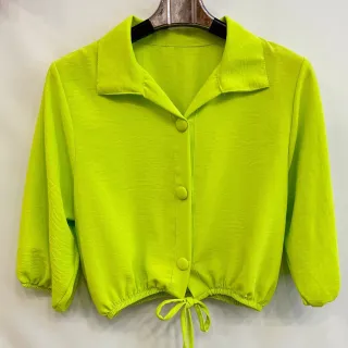 Blusas com botões em tecido duna - modelo 06 - Pink