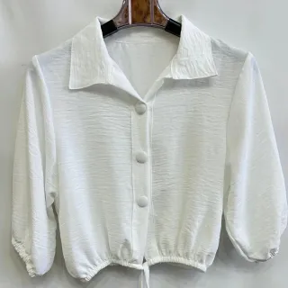 Blusas com botões em tecido duna - modelo 06 - Pink