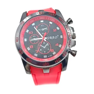 Relógio Esportivo Analógico Masculino em Aço Inoxidável - Luxo Moderno - Laranja1