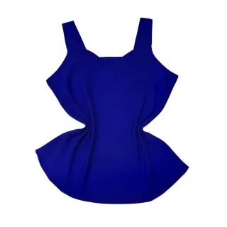 Moda Verão: Regata Feminina Lisa Alça Larga Viscolinho - Novidade - Preto