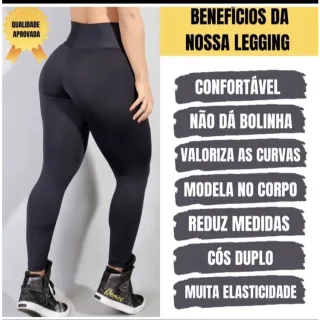 Legging Fitness Suplex Estampada Cintura Alta Não Fica Transparente - G
