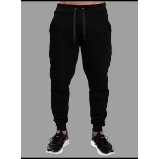 Cordão de Ajuste, Calça Moletom Adulto Com Bolso Na Frente - CALÇA FEMININA MOLETOM PRETA