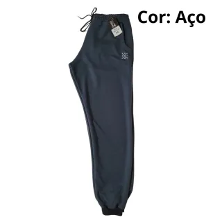 Treino Academia Calça Jogger Moletom Slim Masculina Skinny - G (40/42)
