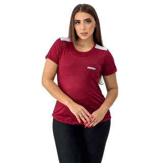 Camiseta Fitness Feminina Dry Fit - Blusa Esportiva Malhação - Branca
