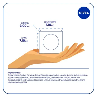 NIVEA Creme Care - Sabonete Hidratante em Barra 90g - Único