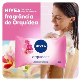 Sabonete em Barra Hidratante NIVEA Orquídeas 85g - Único