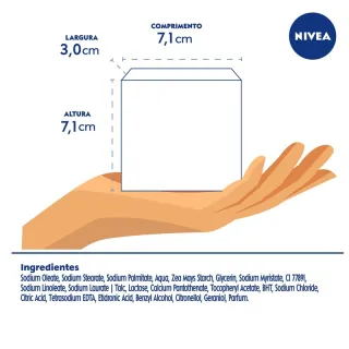 Sabonete em Barra Hidratante NIVEA Pure Milk Fresh 90g - Único