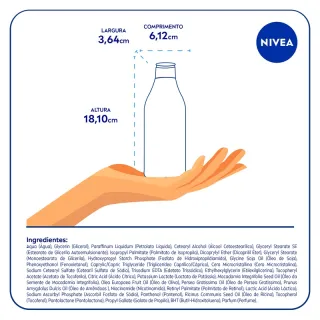 NIVEA Hidratante Desodorante Corporal Beleza Radiante Cuidado Intenso 200ml - Único