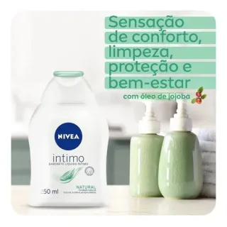 NIVEA Sabonete Líquido Natural Íntimo 250ml - Único