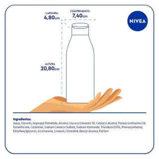 NIVEA Kit Loção Hidratante NIVEA Óleos Essenciais Flor Laranjeira 400ml - 2 Unidades - Único