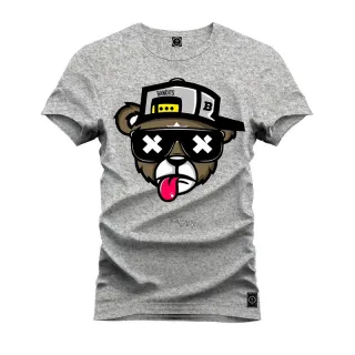 Urso Boné Bolado - Camiseta Premium Varias Cores Nexstar - Rosa