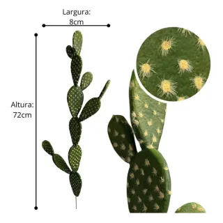 Decoração com Cacto Artificial - Promoção - Único