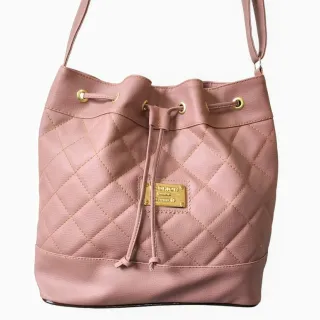 Bolsa Saco Tiracolo Feminina Barata - Estilo Super Lado - Caramelo Lisa