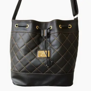 Bolsa Saco Tiracolo Feminina Barata - Estilo Super Lado - Caramelo Lisa