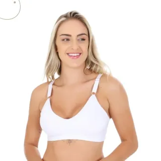 Sustentação Confortável: Sutiã Plus Size Sem Bojo Regulável - Preto