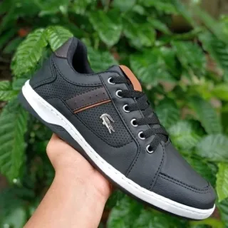 Envio Imediato Tênis Sapatênis Confortável Masculino Social Casual - R1 café