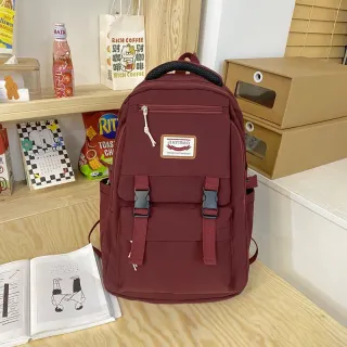 Mochila impermeável unissex grande Jx1436 para escola em nylon - Azul