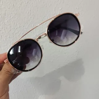 Armação de acetato redonda de alta qualidade para óculos de sol unissex - C2