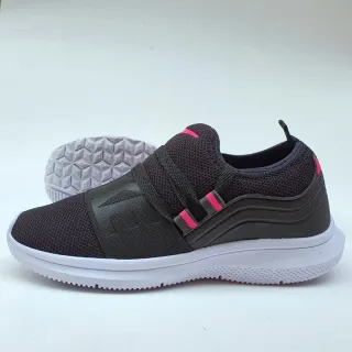 Tenis Confortável Feminino Meia para Academia Caminhada Fitness - NK Preto Pink