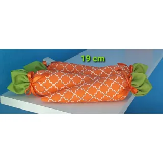 Kit Decoração Páscoa: Cenoura de Tecido - 04 unidades por R$ 25,00 - Único