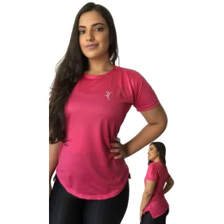 Camiseta Dry Fit Long Line Tapa Bumbum Blusa Sobre Legging Feminina Academia - Marinho