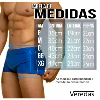 Sunga Forrada Boxer com Proteção UV e Cordão de Ajuste - Preto