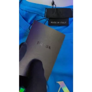 Camiseta Prada Estampada Masculina Premium de Algodão Fio 30.1 P ao G3 - G3