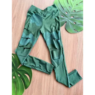 Calça Fitness Legging Academia 100% Poliamida - Alta compressão poliamida 1