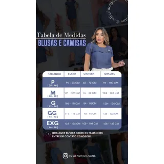 Regata feminina com botões - Promoção - JEANS CLARO